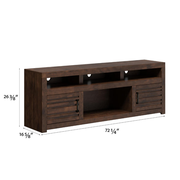Legends Furniture Rustic TV Stand for TV's up to 80 Inches, Fully Assembled, Whiskey SL1214.WKY