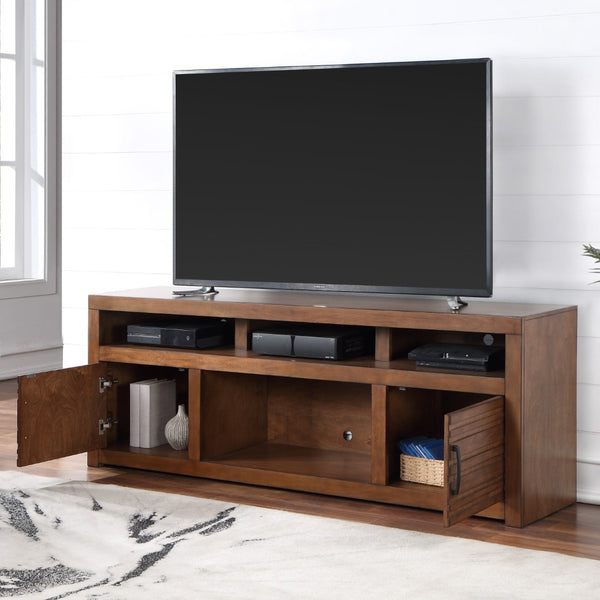 Legends Furniture Rustic TV Stand for TV's up to 80 Inches, Fully Assembled, Whiskey SL1214.WKY