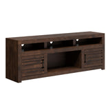 Rustic TV Stand for TV's up to 80 Inches, Fully Assembled, Whiskey