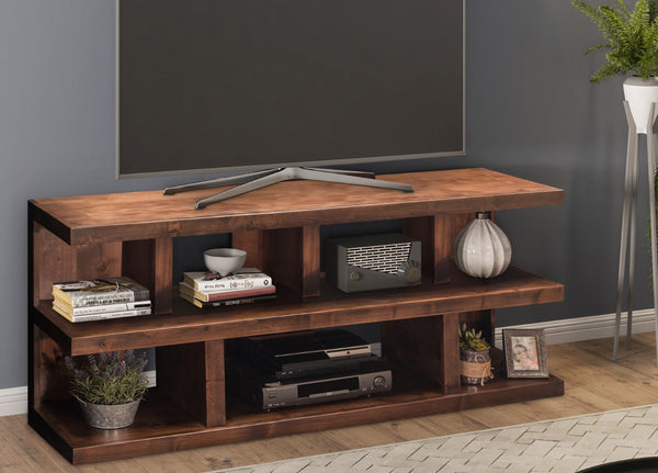 Legends Furniture Rustic TV Stand for TV's up to 70 Inches, Fully Assembled, Whiskey SL1230.WKY