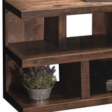 Legends Furniture Rustic TV Stand for TV's up to 70 Inches, Fully Assembled, Whiskey SL1230.WKY