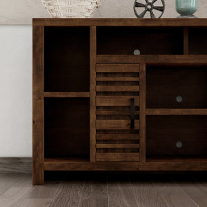 Legends Furniture Rustic TV Stand for TV's up to 70 Inches, Fully Assembled, Whiskey SL1265.WKY