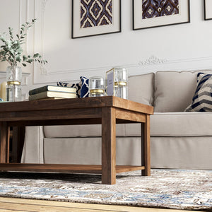 Legends Furniture Rustic Distressed Coffee Table, Fully Assembled, Whiskey SL4210.WKY