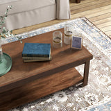 Legends Furniture Rustic Distressed Coffee Table, Fully Assembled, Whiskey SL4210.WKY