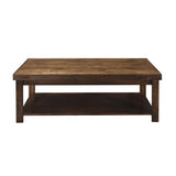 Legends Furniture Rustic Distressed Coffee Table, Fully Assembled, Whiskey SL4210.WKY