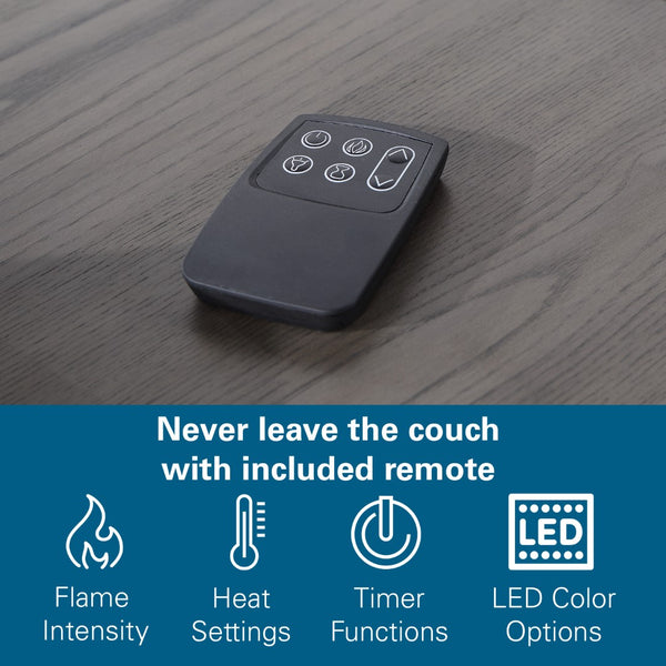 Legends Furniture Rustic Distressed TV Stand with Electric Fireplace Included SL5401.WKY