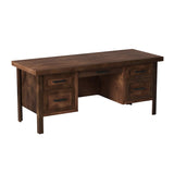 Legends Furniture Fully Assembled Rustic Executive Desk, Whiskey SL6270.WKY