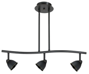 Cal Lighting 3 Lights, Serpentine Light, 120V, Gu-10, 50W Each, Bulbs Included SL-954-3-DB/CDB Dark Bronze SL-954-3-DB/CDB