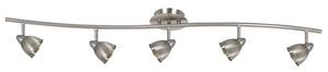 Cal Lighting 5 Light Orbit Light, 120V, Gu-10, 50W, Fixture Body Only SL-954-5-BS/CBS Brushed Steel SL-954-5-BS/CBS