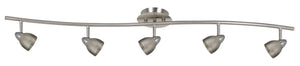 Cal Lighting 5 Light Orbit Light, 120V, Gu-10, 50W, Fixture Body Only SL-954-5-BS/MBS Brushed Steel SL-954-5-BS/MBS