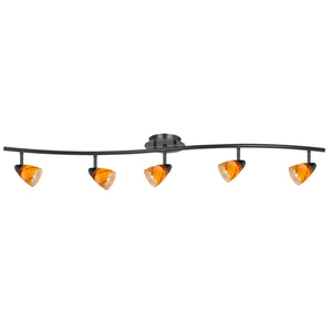 Cal Lighting 5 Light Orbit Light, 120V, Gu-10, 50W, Fixture Body Only SL-954-5-DBYELS Dark Bronze SL-954-5-DBYELS