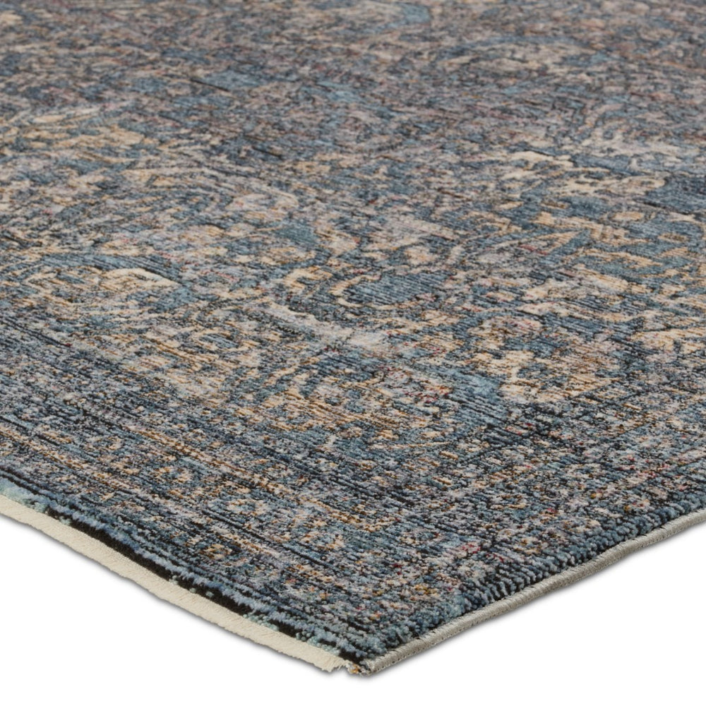 Jaipur Living Solene Feronia SLE02 Power Loomed 100% Polyester Oriental Area Rug Blue 100% Polyester RUG156541