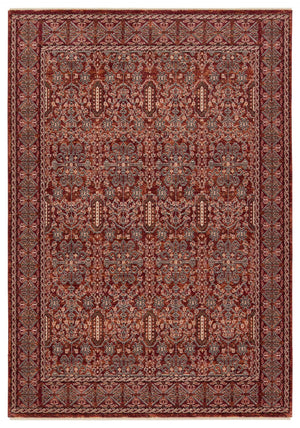 Jaipur Living Solene Jairus SLE03 Power Loomed 100% Polyester Oriental Area Rug Red 100% Polyester RUG156565