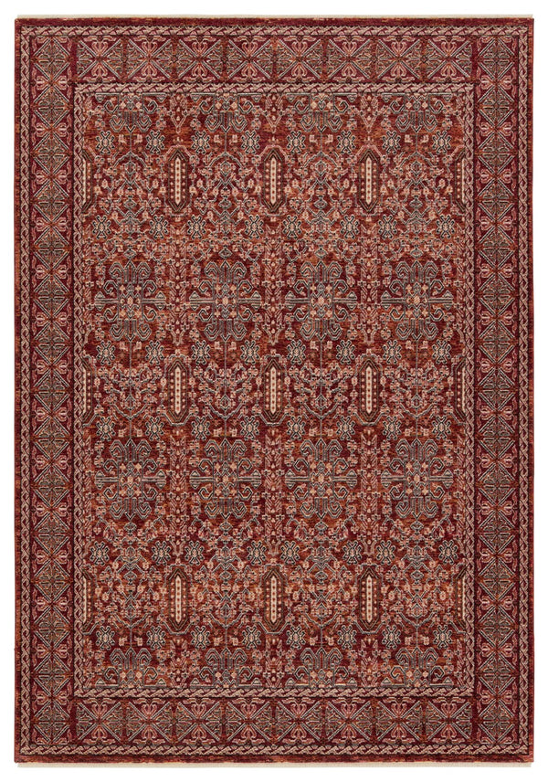 Jaipur Living Solene Jairus SLE03 Power Loomed 100% Polyester Oriental Area Rug Red 100% Polyester RUG156565