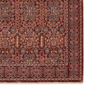 Jaipur Living Solene Jairus SLE03 Power Loomed 100% Polyester Oriental Area Rug Red 100% Polyester RUG156565