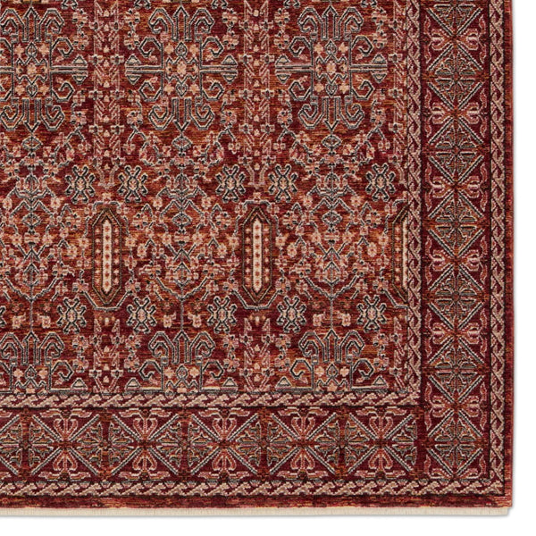 Jaipur Living Solene Jairus SLE03 Power Loomed 100% Polyester Oriental Area Rug Red 100% Polyester RUG156565