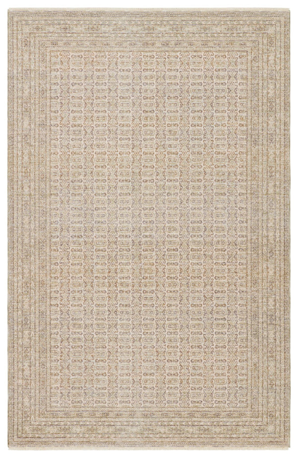 Jaipur Living Solene Vesper SLE05 Power Loomed 100% Polyester Geometric Area Rug Bronze 100% Polyester RUG156547