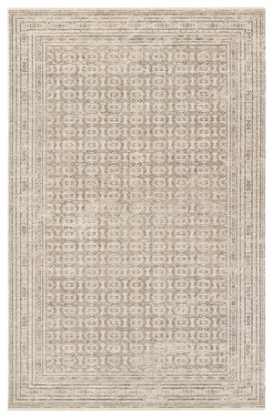 Jaipur Living Solene Vesper SLE07 Power Loomed 100% Polyester Geometric Area Rug Cream 100% Polyester RUG156559
