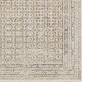 Jaipur Living Solene Vesper SLE07 Power Loomed 100% Polyester Geometric Area Rug Cream 100% Polyester RUG156559