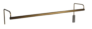 Slim-Line 43" LED Picture Light in Antique Brass