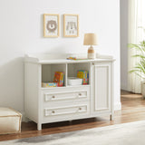 Walker Edison Sally Transitional/Traditional 46" 2-Drawer 1-Cabinet Children's Dresser SLLK5BSW