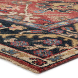 Jaipur Living Aika Hand-Knotted Medallion Red/ Multicolor Area Rug (10'X14')