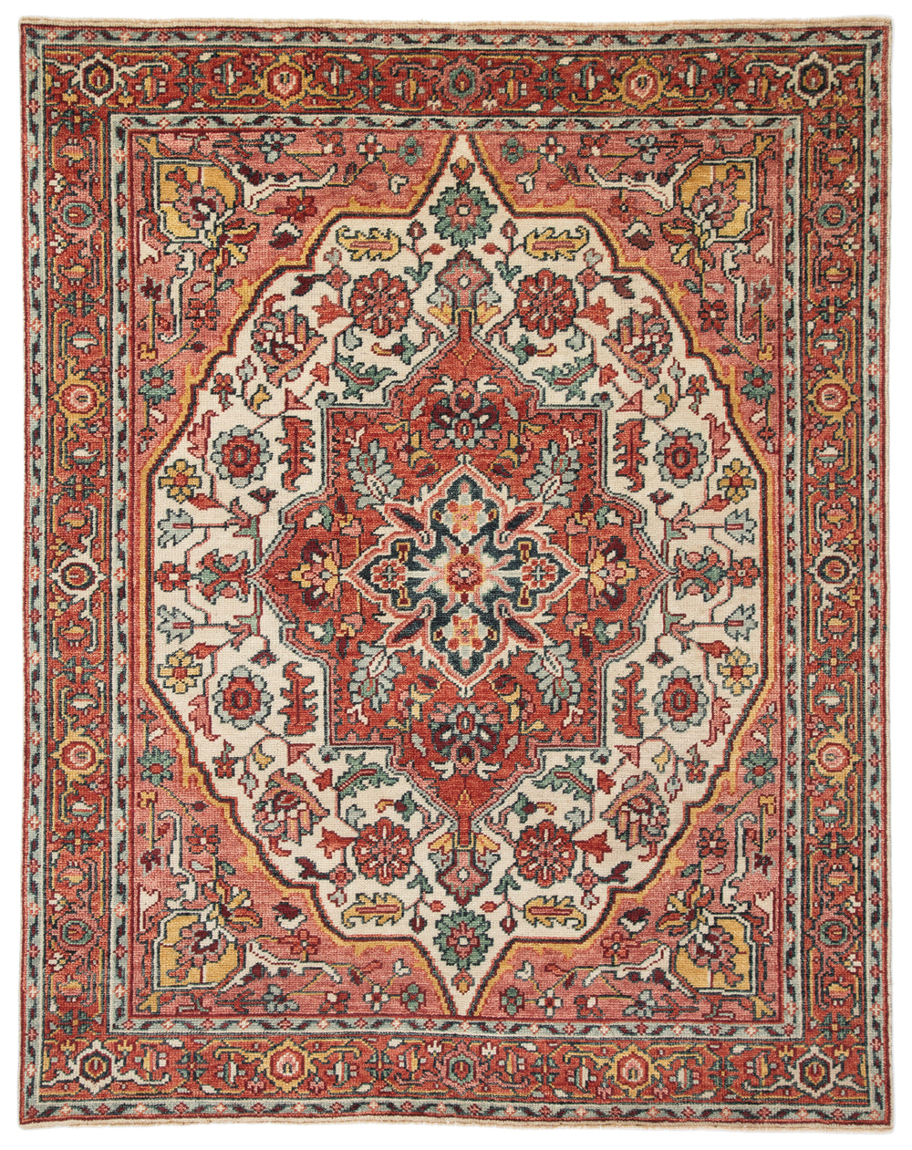 Jaipur Living Salinas Collection SLN04 Tavola 100% Wool Handmade Traditional Medallion Rug RUG152435