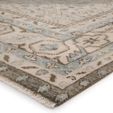 Jaipur Living Farwell Hand-Knotted Medallion Blue/ Ivory Area Rug (10'X14')