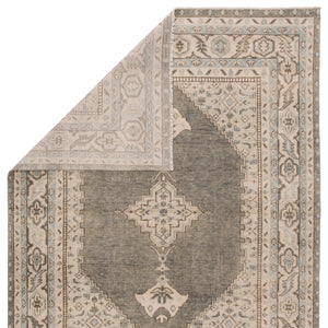 Jaipur Living Farwell Hand-Knotted Medallion Blue/ Ivory Area Rug (10'X14')