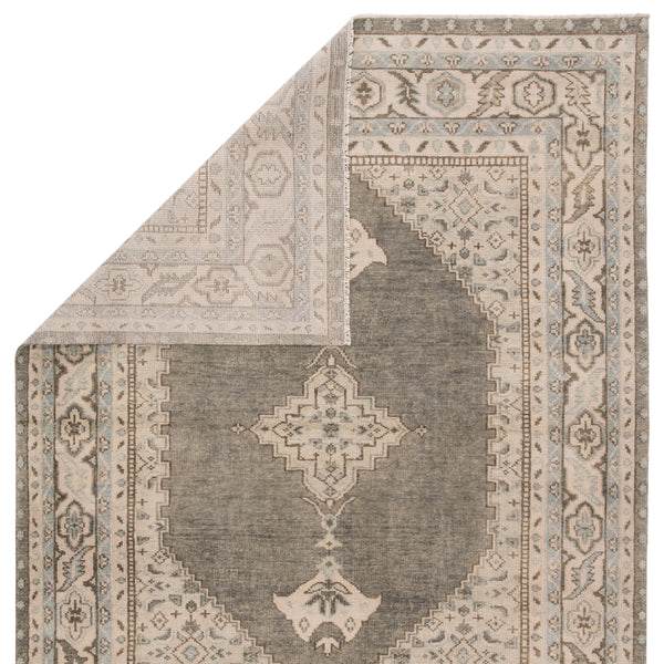 Jaipur Living Farwell Hand-Knotted Medallion Blue/ Ivory Area Rug (10'X14')