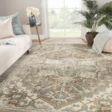 Jaipur Living Salinas Collection SLN07 Flynn 100% Wool Handmade Traditional Medallion Rug RUG152439