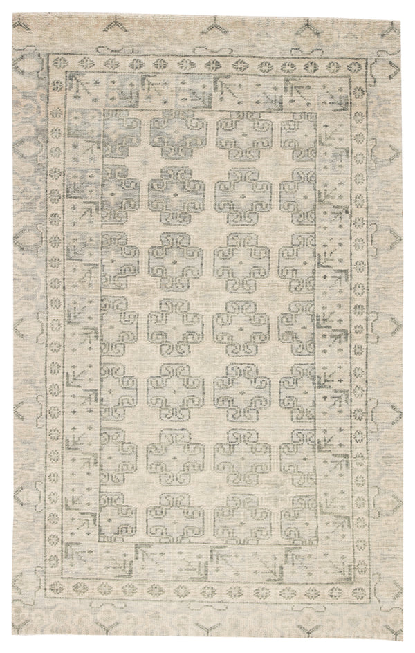 Jaipur Living Stage Hand-Knotted Border Ivory/ Green Area Rug (10'X14')