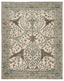 Jaipur Living Slayton Hand-Knotted Medallion Ivory/ Light Teal Area Rug (10'X14')