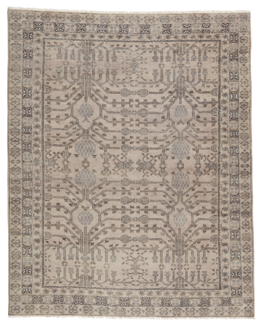 Jaipur Living Cosimo Hand-Knotted Oriental Gray Area Rug (10'X14')