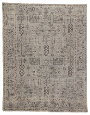 Jaipur Living Ginerva Hand-Knotted Oriental Gray Area Rug (10'X14')