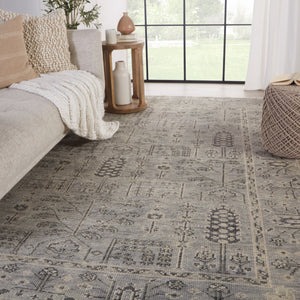 Jaipur Living Ginerva Hand-Knotted Oriental Gray Area Rug (10'X14')