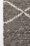 Chandra Rugs Slone 70% Wool + 30% Viscose Hand-Woven Contemporary Rug Grey 9' x 13'