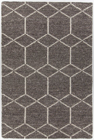 Chandra Rugs Slone 70% Wool + 30% Viscose Hand-Woven Contemporary Rug Grey 9' x 13'