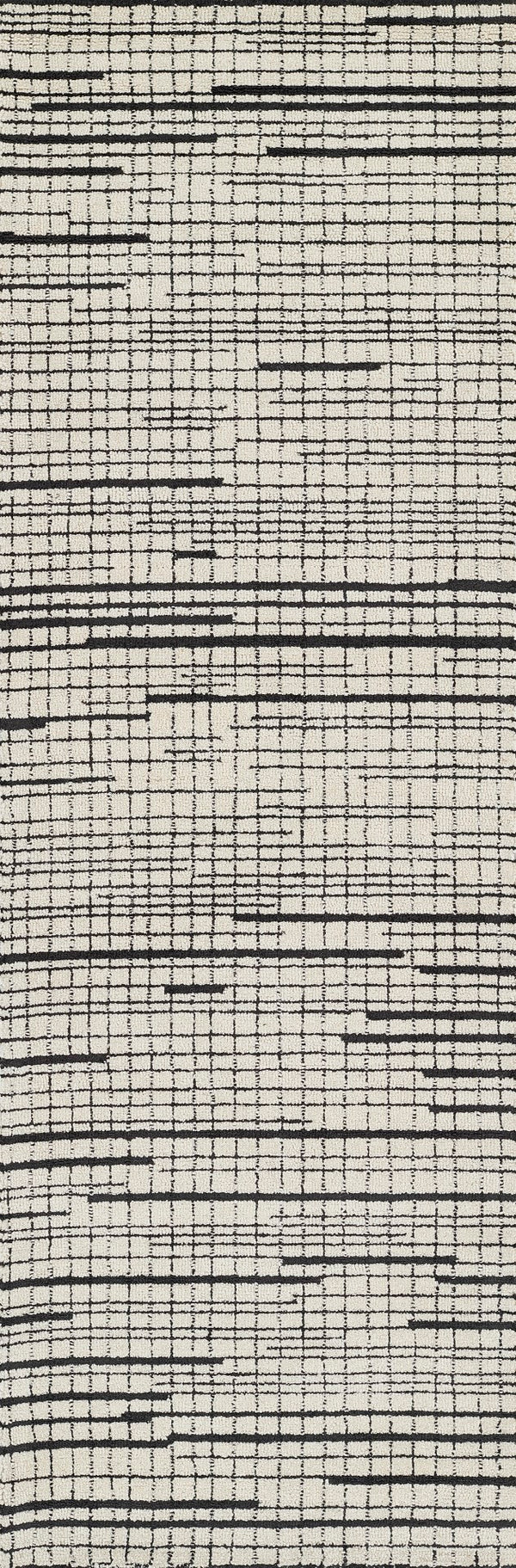 Momeni Smith SMI-1 Hand Tufted Contemporary Abstract Indoor Area Rug Black 9' x 12' SMITHSMI-1BLK90C0