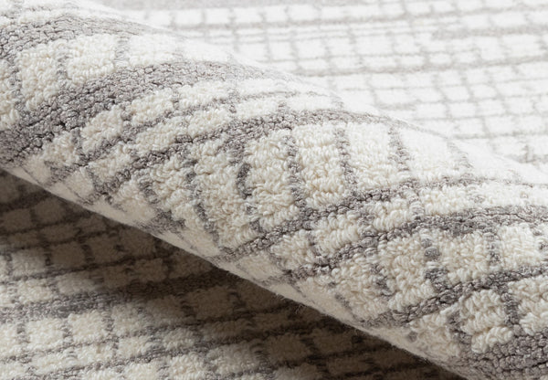 Momeni Smith SMI-1 Hand Tufted Contemporary Abstract Indoor Area Rug Grey 9' x 12' SMITHSMI-1GRY90C0