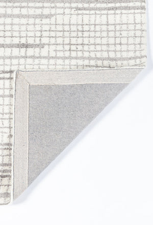 Momeni Smith SMI-1 Hand Tufted Contemporary Abstract Indoor Area Rug Grey 9' x 12' SMITHSMI-1GRY90C0