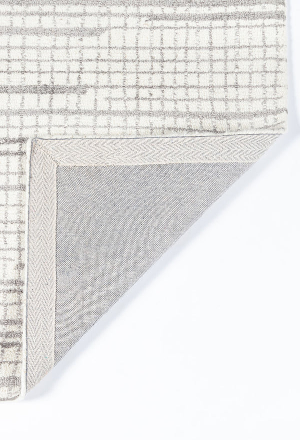 Momeni Smith SMI-1 Hand Tufted Contemporary Abstract Indoor Area Rug Grey 9' x 12' SMITHSMI-1GRY90C0