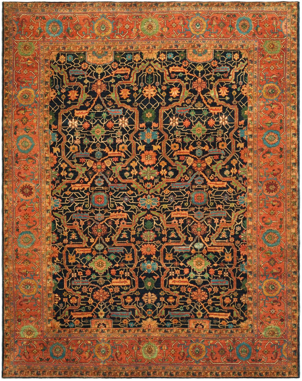 Safavieh Richmond Hand Knotted Wool Rug RLR9551B-1215