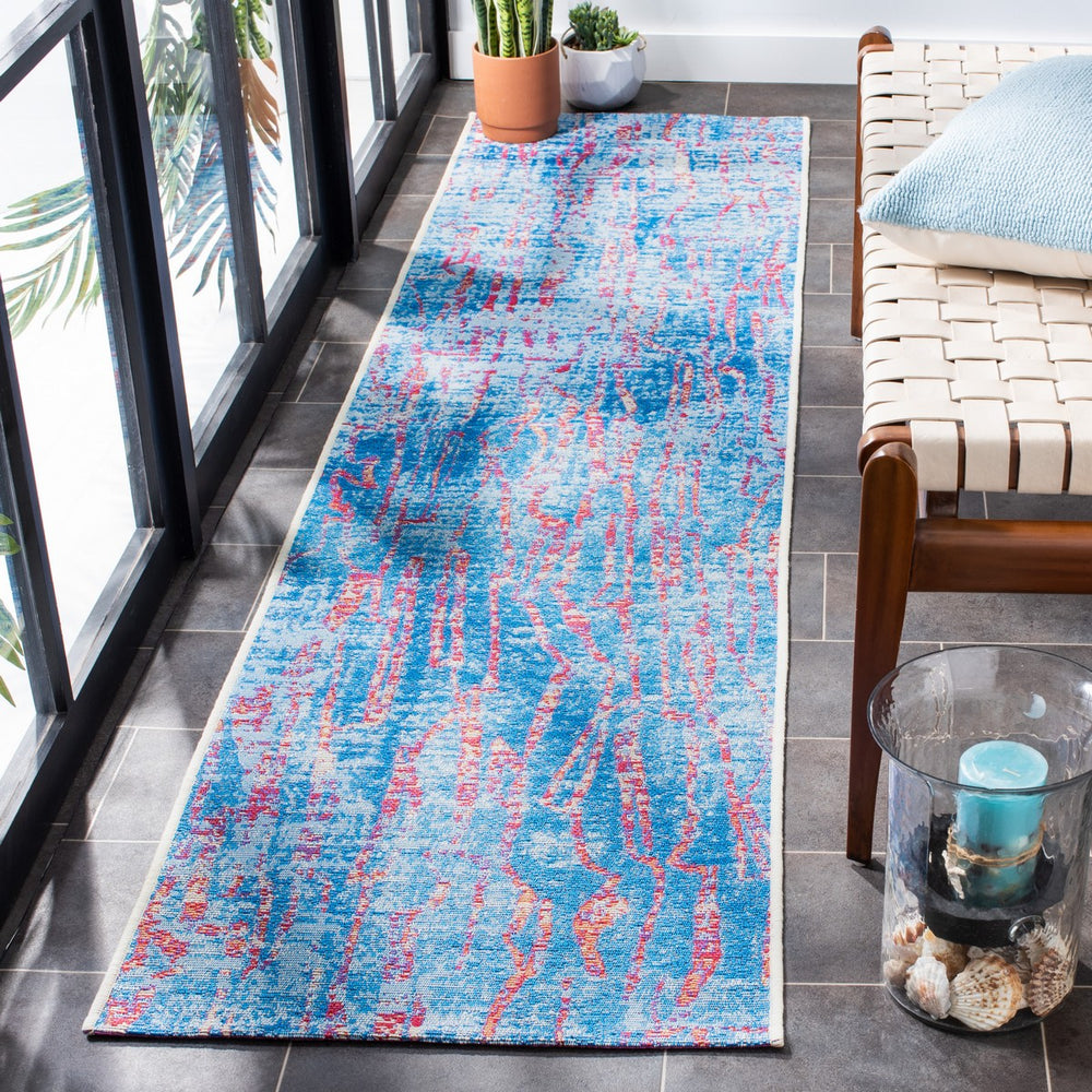 Safavieh Summer 408 Power Loomed 76% Polypropylene/23% Polyester/1% Backing Material Indoor/Outdoor Rug SMR408M-8