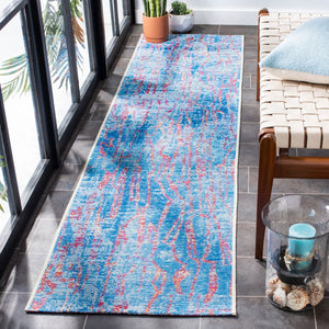 Safavieh Summer 408 Power Loomed 76% Polypropylene/23% Polyester/1% Backing Material Indoor/Outdoor Rug SMR408M-8