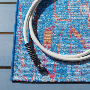 Safavieh Summer 408 Power Loomed 76% Polypropylene/23% Polyester/1% Backing Material Indoor/Outdoor Rug SMR408M-8