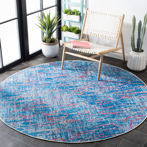 Safavieh Summer 408 Power Loomed 76% Polypropylene/23% Polyester/1% Backing Material Indoor/Outdoor Rug SMR408M-8