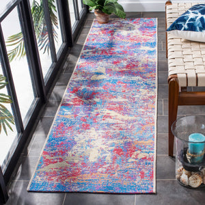 Safavieh Summer 409 Power Loomed 76% Polypropylene/23% Polyester/1% Backing Material Indoor/Outdoor Rug SMR409M-8