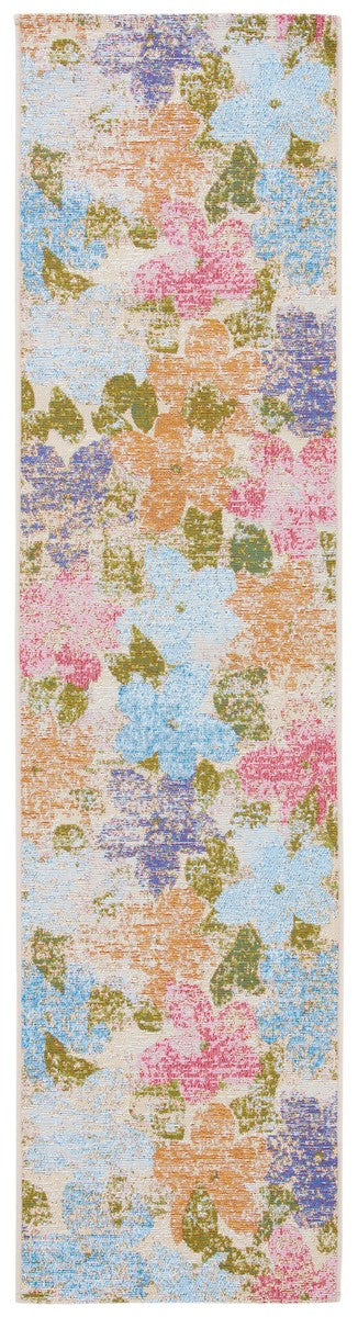 Safavieh Summer 410 Power Loomed 76% Polypropylene/23% Polyester/1% Backing Material Indoor/Outdoor Rug SMR410M-9