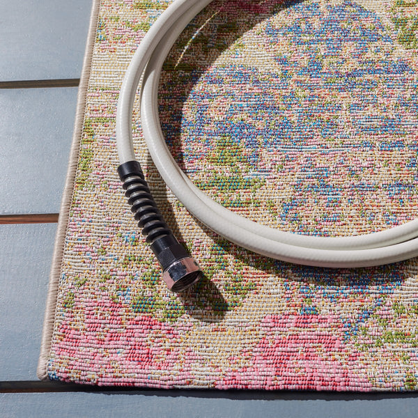 Safavieh Summer 410 Power Loomed 76% Polypropylene/23% Polyester/1% Backing Material Indoor/Outdoor Rug SMR410M-9